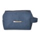 Necessaire Puff Jeans Sintético Personalizada