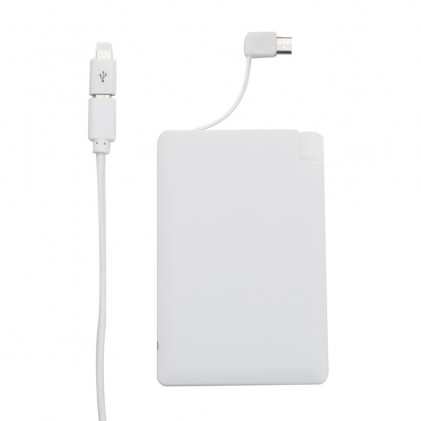 Power Bank Formato Cartão Para Brinde